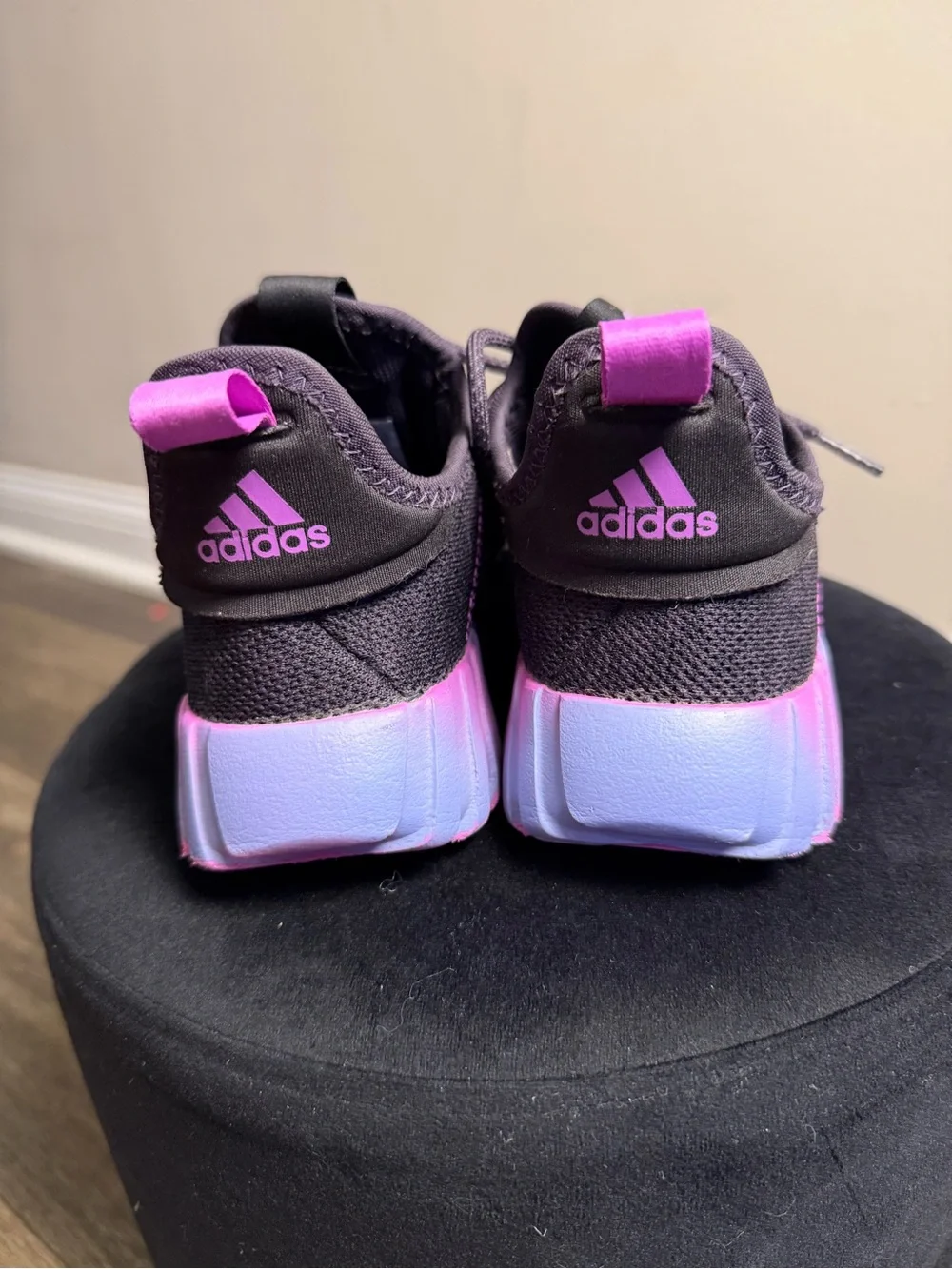 Adidas Kids athletic shoes in Purple and Pink